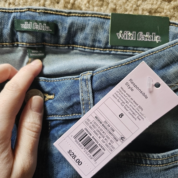 Wild Fable Hi-Rise Flared Jeans - Picture 5 of 8